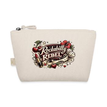 Rockabilly Rebel Tattoo Style - Bio-Täschchen - Natur - Vorne