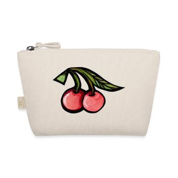 Vibrant Cherries Aquarell Duo - Bio-Täschchen - Natur - Vorne