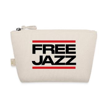 Free Jazz fettes Logo - Bio-Täschchen - Natur - Vorne