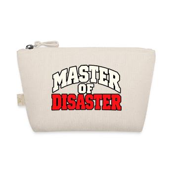 Master of Disaster – Lustiger Chaos Spruch - Bio-Täschchen - Natur - Vorne