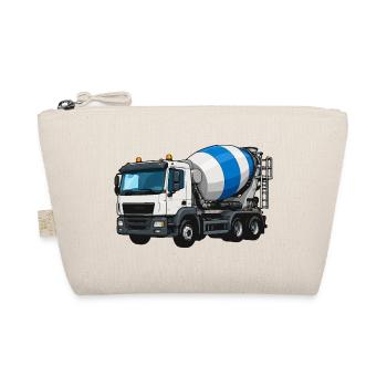 Betonmischer Lastwagen Design - Bio-Täschchen - Natur - Vorne