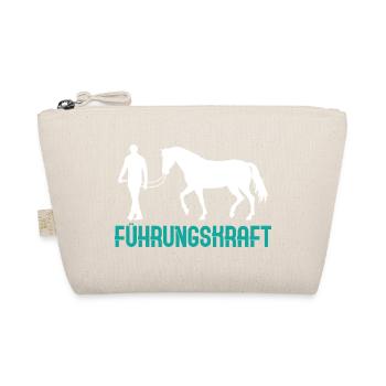 Führungskraft Pferd Reiter Pferdehof - Bio-Täschchen - Natur - Vorne