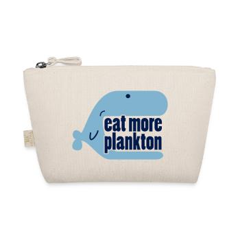 eat more plankton - Bio-Täschchen - Natur - Vorne