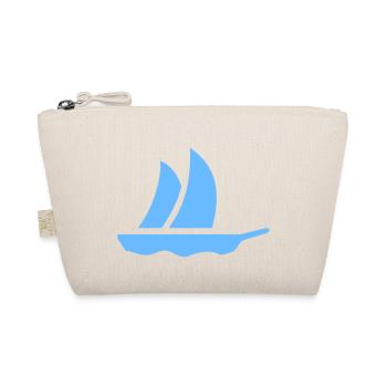 Segelboot (1c) - Organic Pouch - nature - Front