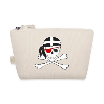 Cornish Jolly Roger - Organic Pouch - nature - Front