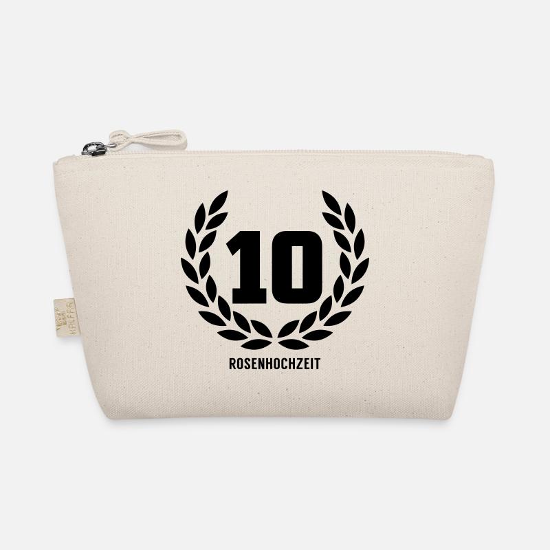 10 Rosenhochzeit Bio-Täschchen