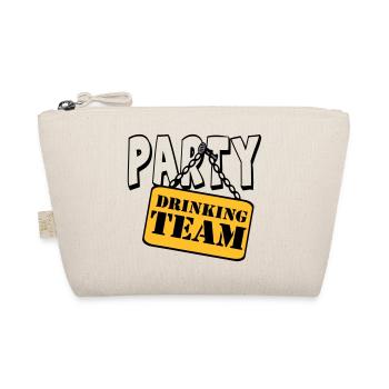 Party Drinking Team , Party Spruch Shirt (25) - Bio-Täschchen - Natur - Vorne