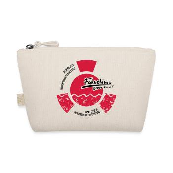 Fukushima Beach Resort (schwarzes CLASSIC-Shirt) - Bio-Täschchen - Natur - Vorne