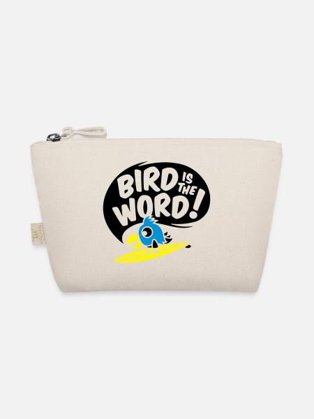 surfing bird - bird is the word - surfin bird - Organic Pouch - nature - Front