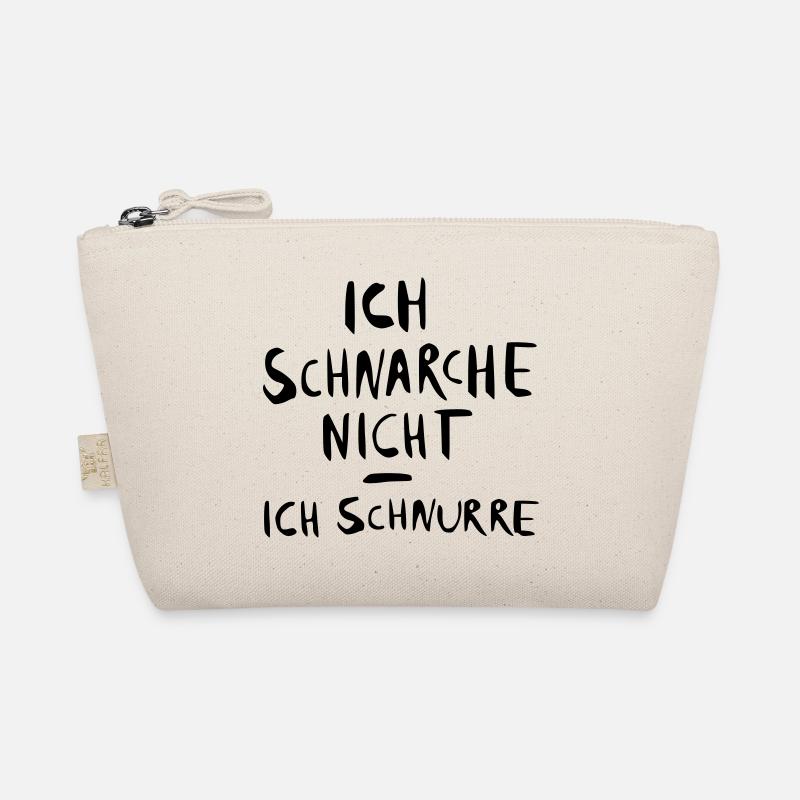 ich schnarche nicht - ich Bio-Täschchen