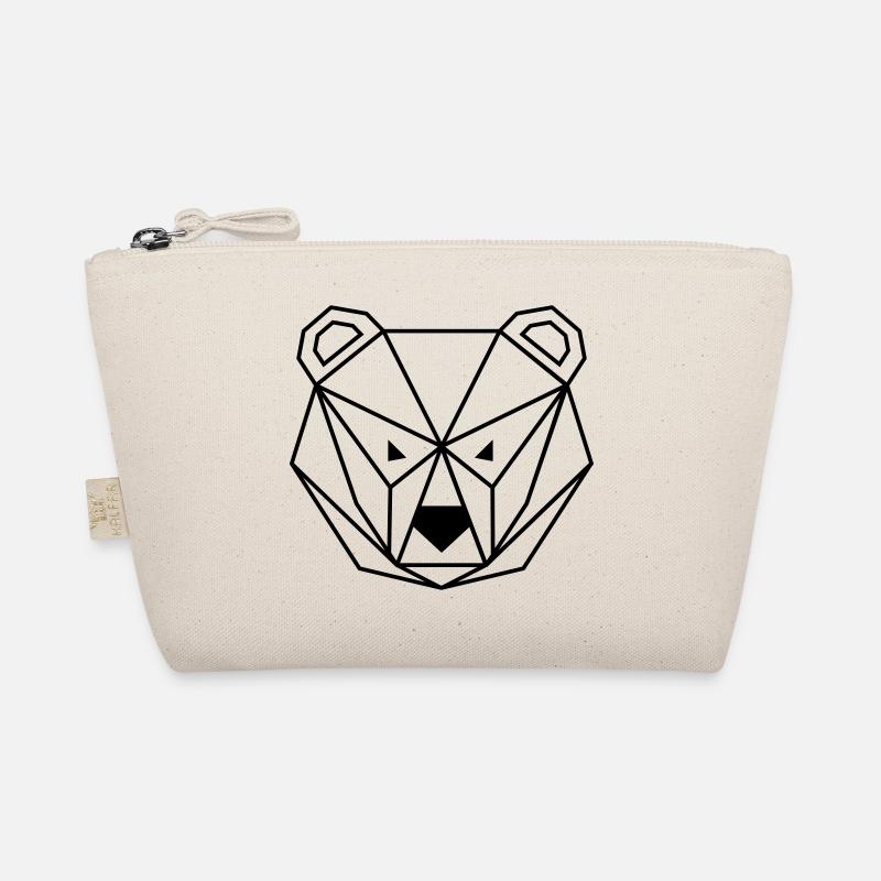 Bear outline Bio-Täschchen