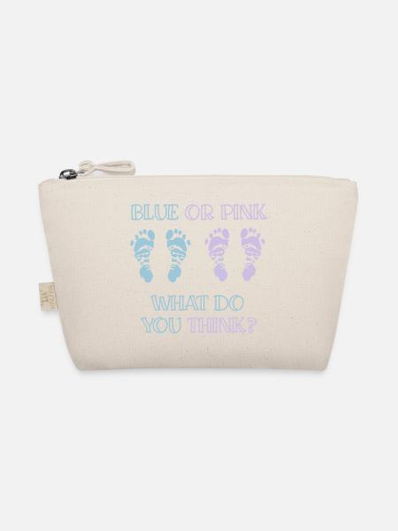 gender reveal party - Bio-Täschchen - Natur - Vorne