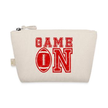 Super Bowl / Football: Game On - Organic Pouch - nature - Front