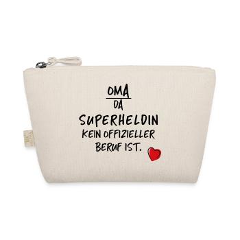 Oma Geschenk Liebe Großmutter Mutter Großeltern - Bio-Täschchen - Natur - Vorne