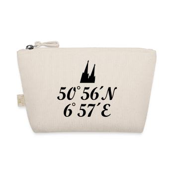 Cologne Cathedral coordinates - Organic Pouch - nature - Front