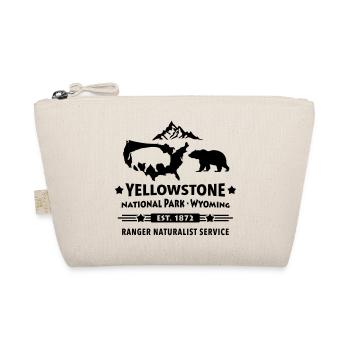 Bison Bear Yellowstone National Park Wyoming USA - Organic Pouch - nature - Front
