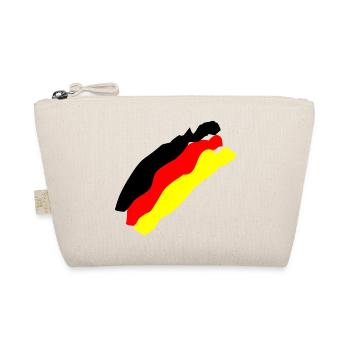 Deutsche Flagge - Bio-Täschchen - Natur - Vorne