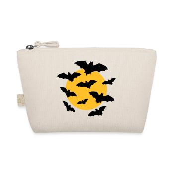 Bats & Moon - Organic Pouch - nature - Front