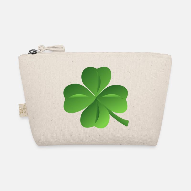 shamrock lucky shamrock luck four leaf clover18 Organic Pouch