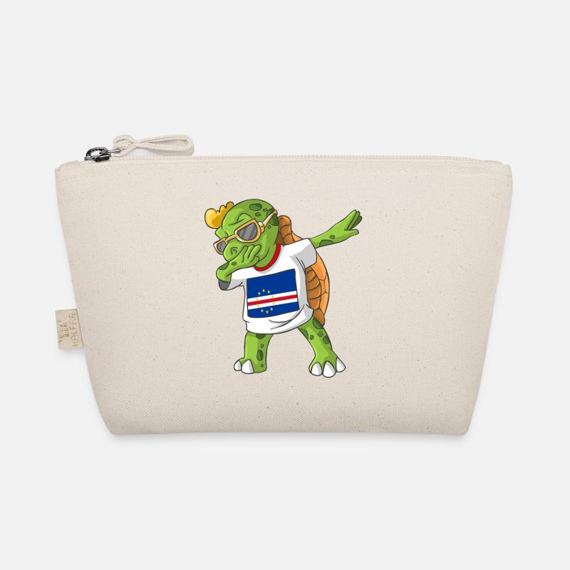 Cabo Verde Dabbing turtle - Organic Pouch - nature