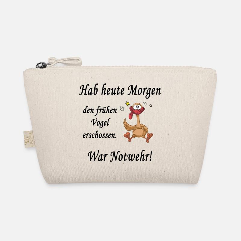 den frühen Vogel erschossen. War Notwehr! - Bio-Täschchen - Natur