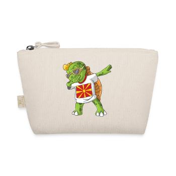 Macedonia Dabbing turtle - Organic Pouch - nature - Front