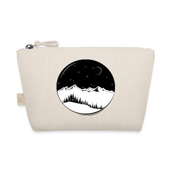 Nuit étoiles forêt et montagne cadeau - Trousse biologique - nature - Devant