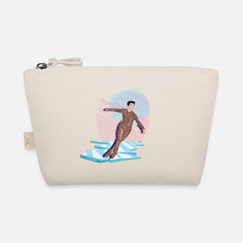 Schlittschuhlaufen Eiskunstlauf Eiskunstläufer Eis Bio-Täschchen