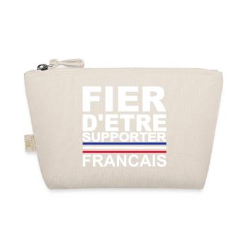 Fier d'être supporter Français - version 1 - Trousse biologique - nature - Devant