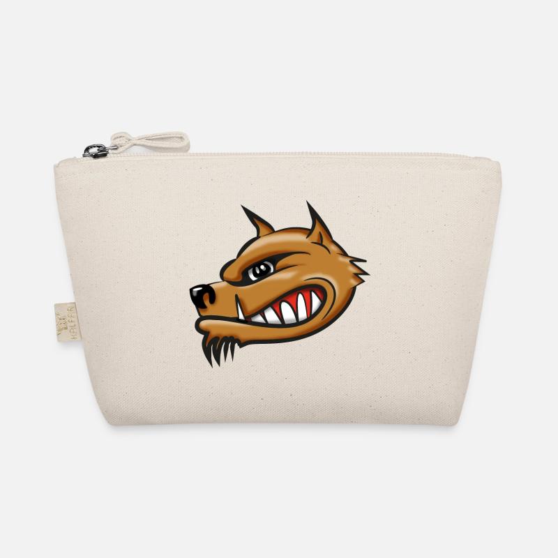 Hyäne Cartoon Airbrush Bio-Täschchen