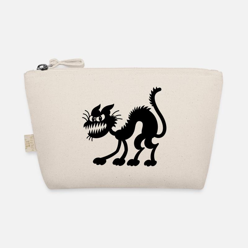 Halloween Black Cat Organic Pouch