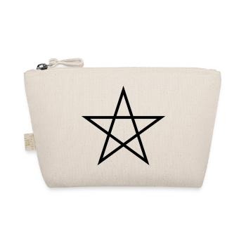 Pentagramm - PrintShirt at - Bio-Täschchen - Natur - Vorne
