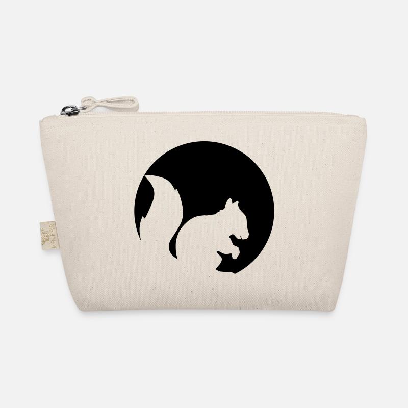 cercle rond logo silhouette noir eichhoernchen n Trousse biologique