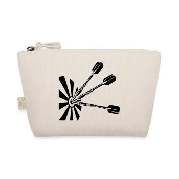 Triple Bullseye * darts Dartboard Dart - Organic Pouch - nature - Front