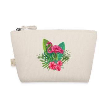 Flamingo - Bio-Täschchen - Natur - Vorne