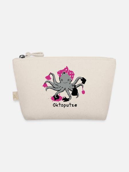 Oktoputze - Organic Pouch - nature - Front