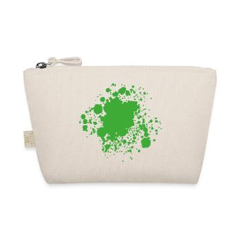 Blob of paint splash of green gift - Organic Pouch - nature - Front