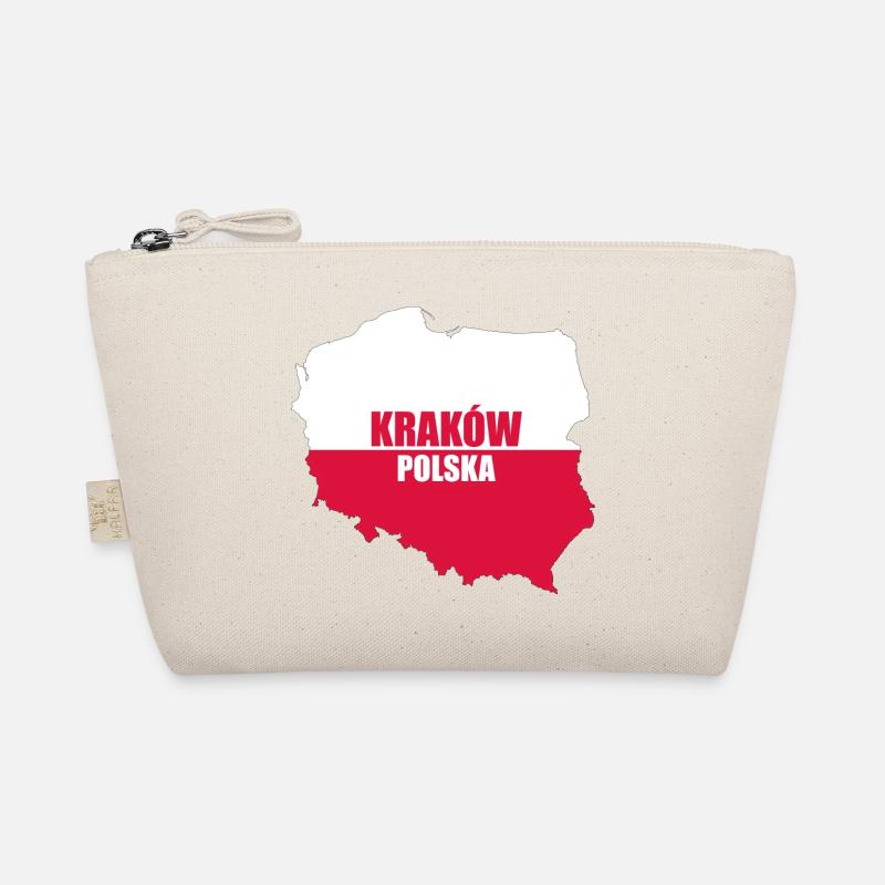 Polska Krakau Kraków Polen Geschenk Krakow - Bio-Täschchen - Natur