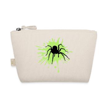 spider spider blob graffiti drops color b - Organic Pouch - nature - Front