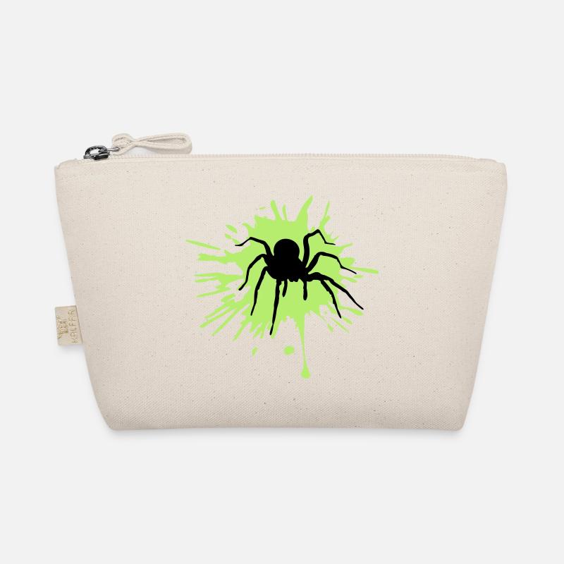 spider spider blob graffiti drops color b Organic Pouch