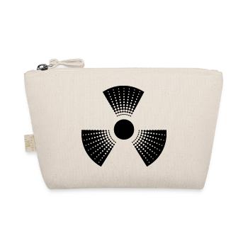atom symbol radioactive atomic sign danger eight - Organic Pouch - nature - Front