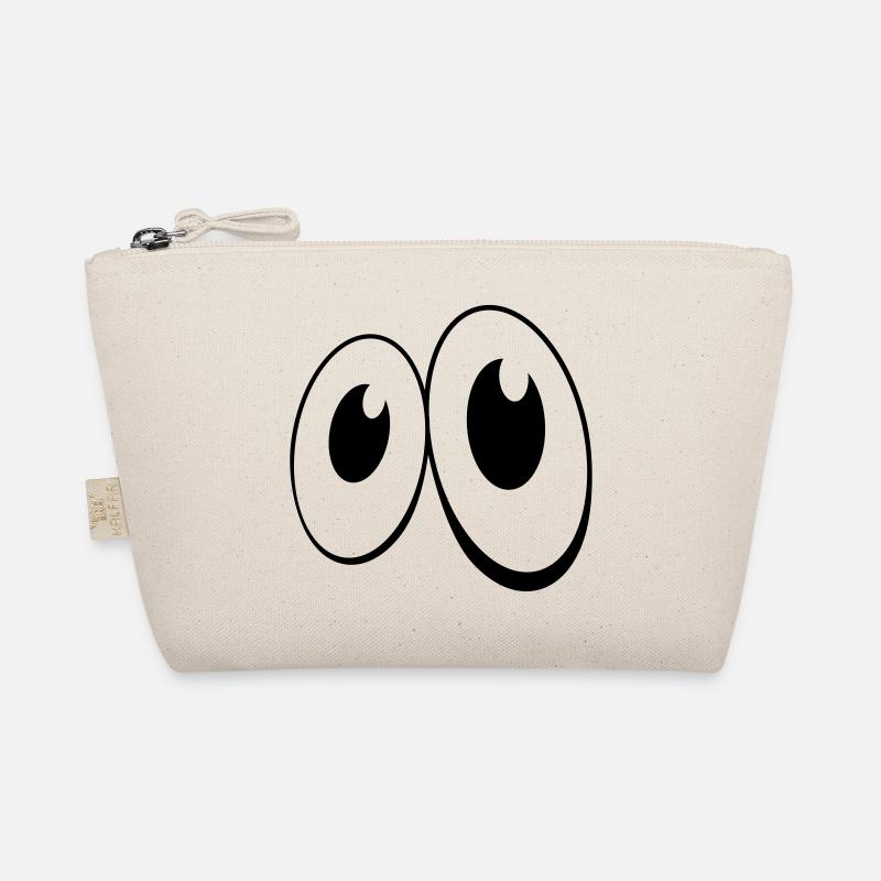 Augen Comic-Style (1c) Bio-Täschchen