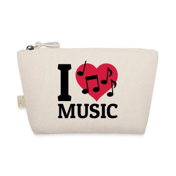 I love Music - Trousse biologique - nature - Devant