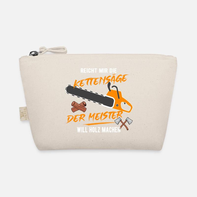 Der Meister will Holz machen! - Bio-Täschchen - Natur