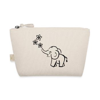 elephant - Organic Pouch - nature - Front
