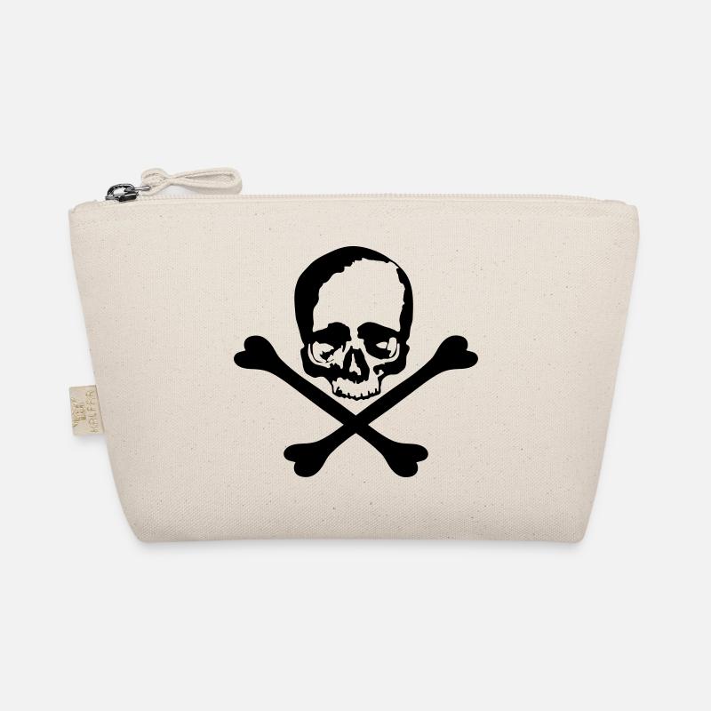 Totenkopf / Knochen / Skull / Bones Bio-Täschchen