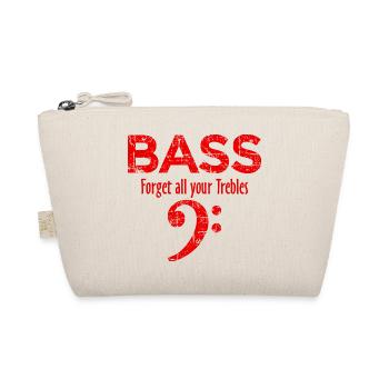 BASS Forget all your trebles (Vintage/Rouge) - Trousse biologique - nature - Devant