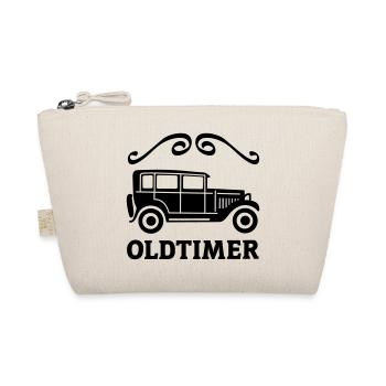 auto oldtimer antik - Bio-Täschchen - Natur - Vorne