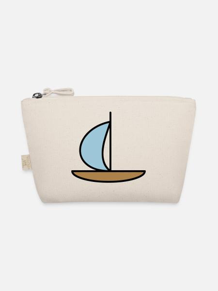 Sailboat - Organic Pouch - nature