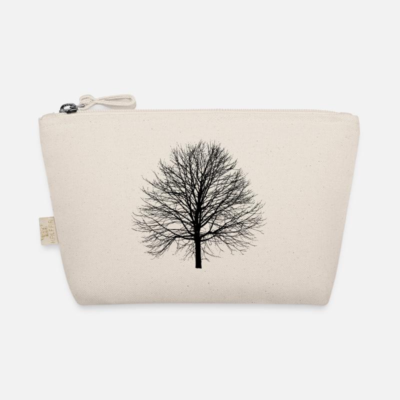 Baum im Winter - Bio-Täschchen - Natur